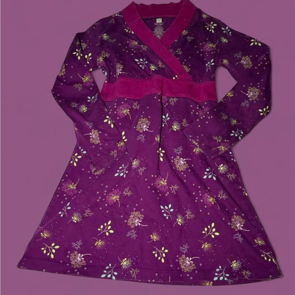 Tea Collection Nordic Blooms Wrap Dress
